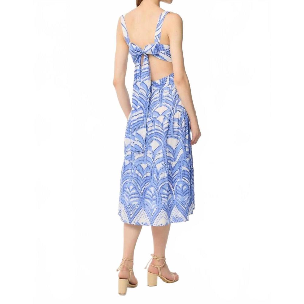 NEW POUPETTE ST BARTH long dress coco in blue himba - Picture 2 of 3